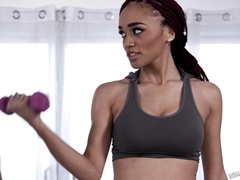 Julie Kay seduced by a mature fellow for a formidable sex session