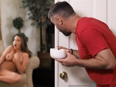 Roommate's cock is good enough to satisfy the seductress' pussy