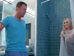 Jessy fucked his sexy stepmom in both holes