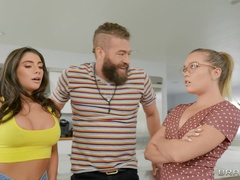 Bloke fucks with girlfriend's hot sister