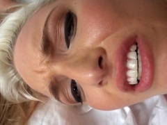 Lustful blonde is enjoying sensational sex with her busty partner