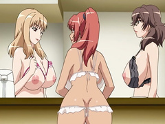 Three big breasted beauties with nice butts are waiting me to join them in bed