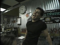 Nice ass brunette with fake tits getting her anal throbbed doggystyle