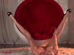 Red lace and high heels