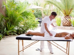 Bridgette B gets fucked by her horny masseur