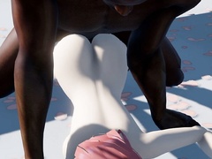 punished naughty dirty little slut with big black cock in tight ass