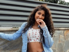 Cream on face after this young Latina tries public sex with a random guy