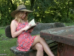 Double penetration for stunning blonde bimbo Ally Breelsen