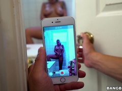 Man's large dong suits tis busty nude chick the proper way