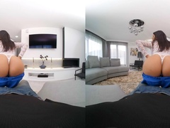 POV video with naughty girlfriend Sheila Ortega sucking a dick