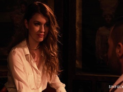 Awesome FFM threesome with gorgeous babe named Anna Rose