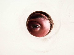 Harsh glory hole fetish fuck with a naughty mistress