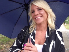 GERMAN SCOUT - HOT MILF TIFFANY RAW / CHOKE BAREBACK FUCK / PUBLIC PICKUP CASTING - Tiffany rousso