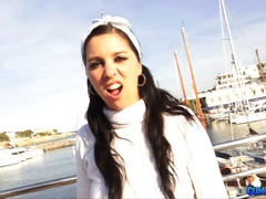 Taking home a sexy fat ass babe for butt fucking fun