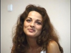 Busty Nataly Gold - Russian hoe has amateur threesome with cumshots