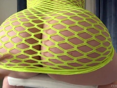 Spanish fat woman in fishnet Maria Bose gives her head and gets fucked hard