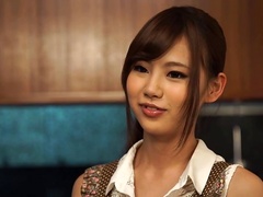 Cute Asian with big tits behaves badly in sexy scenes