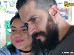 Curvy Young BBW Latina Gets Down And Dirty In Hotel Room - Babe