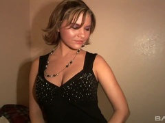 Playful all natural girlfriend Bianca gets rid of jeans to tickle her wet pussy