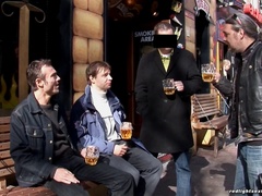 Two guys hire a prostitute and nail her at the same time