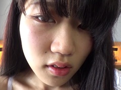 19歳☆パイパンLoli清純娘「イクとこ見て下さい♥」