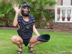 Shower sex pleases the hot MILF with more cock than she can carry