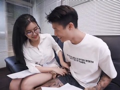 Amateur Asian couple hard porn video