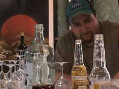 Milf with piercings fucked him with her big tits