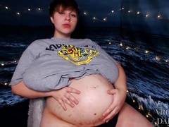 Chubby Brunette Big Boobs Dild