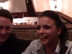 Silvia Jons is a very good girlfriend refusing money for sex