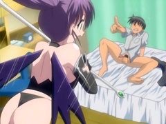 Ane Haramix - Mina watches a shy guy fucking his stepsister and she orgasms [Hentai]