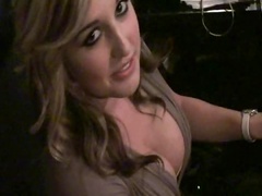 Busty amateur amazes in POV show