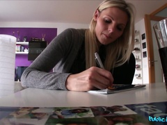 English Lesson Turns Into A Good Fucking For Busty Blonde 1