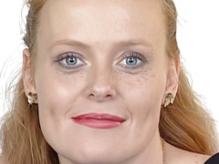 Redhead milf sucks big cock