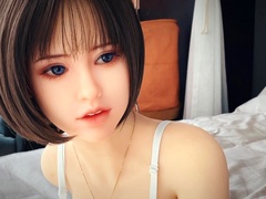 Fetish video with a ravishing brunette female toy with big tits