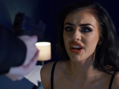 Alluring women share dick in pretty intense rounds while both acting slutty as fuck