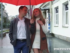 Russian ginger babe Shakilla Astiis fucked on the first date