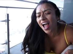 Latina babe and her boyfriend hot webcam porn video