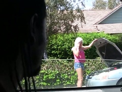 Blonde angel Whitney Grace gets drilled hard with bbc