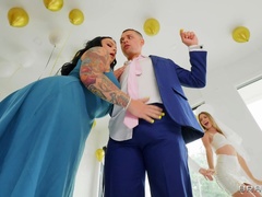 Stunning MILF fucks with her horny son-in-law