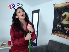 Horny MILF with large tits gets fucked by her man - Nina Dolci