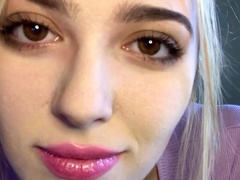 POV JOI with young very busty cutie - solo