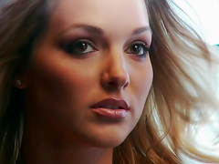 Glamorous big breasted Playboy girl solo