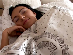 Flat chested teen gives blowjob and gets her anus gaped