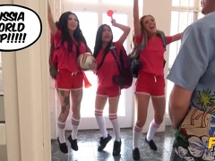 Very nice fake agent compilation with horny Euro babes