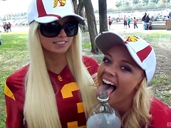 Busty pornstar Nikki Six loves having hardcore sex with strangers