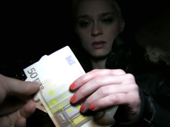 Big tits fucked near the church