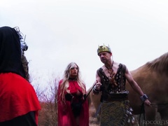 Extreme role play in anal XXX for a submissive blonde