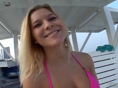 Mark Wood pikced up lustful blondie Fallon and fucked her hard